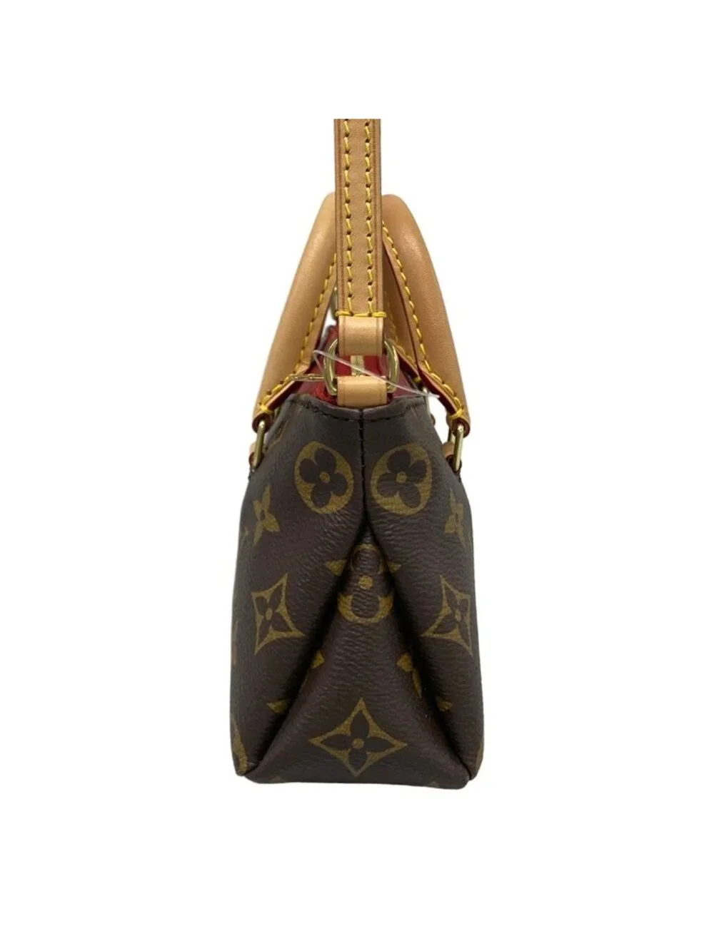 Louis Vuitton Shoulder Bag Monogram Nano Pallas Cerise Leather
